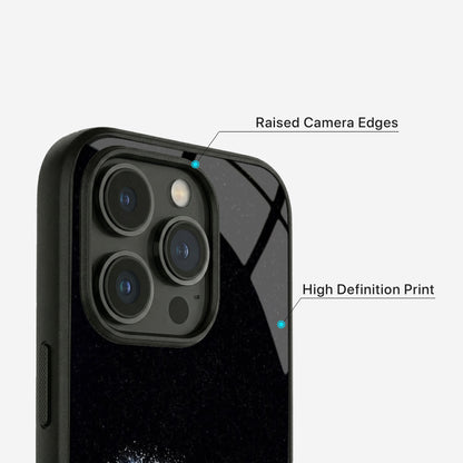 Midnight Surge Glass Case - iPhone