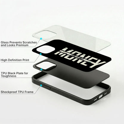 Money Follows Glass Case - iPhone