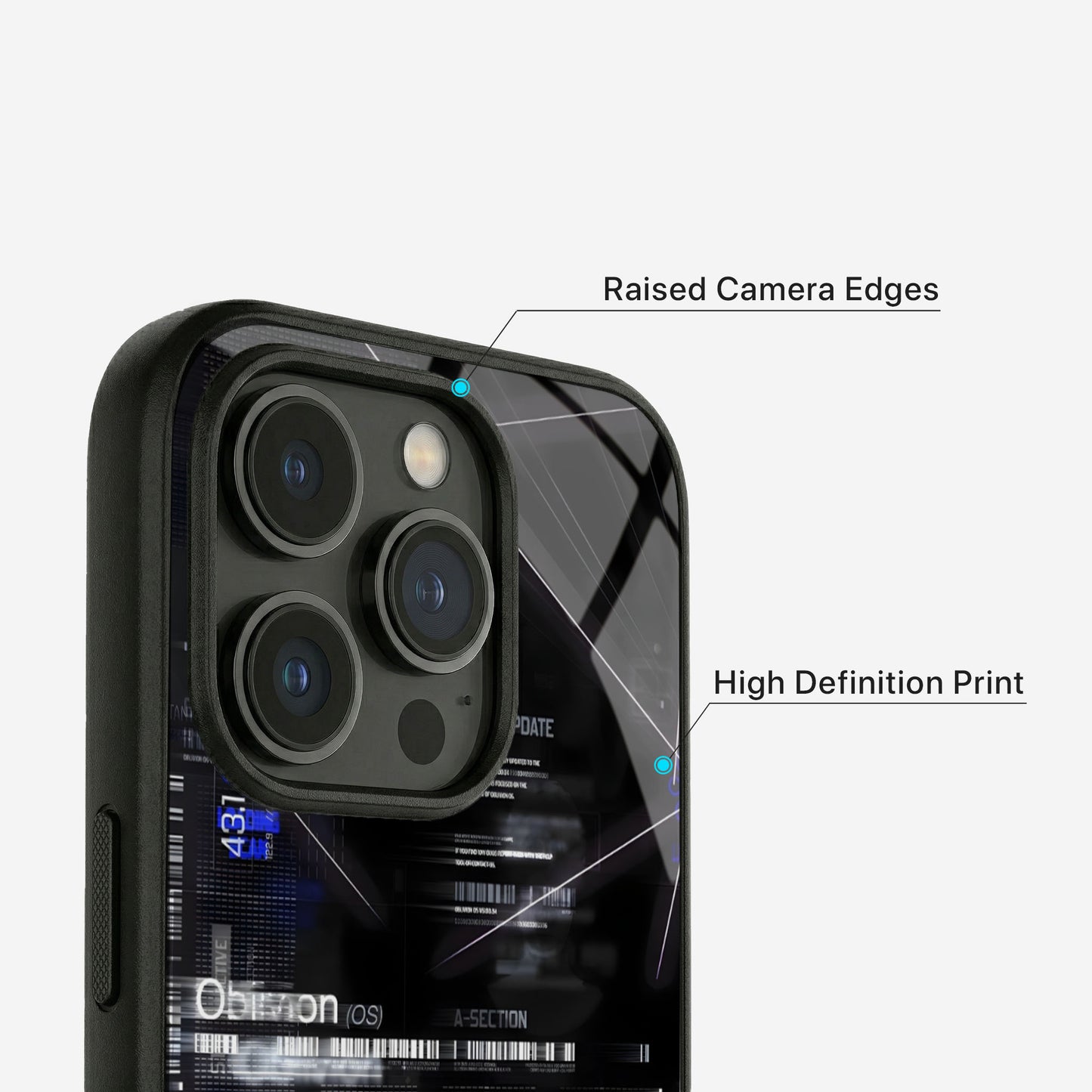 Neon Code Glass Case - iPhone