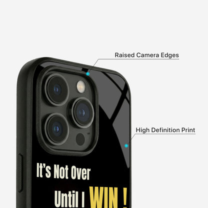 Never Over Glass Case - iPhone