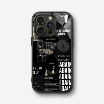 Never Quit Glass Case - iPhone