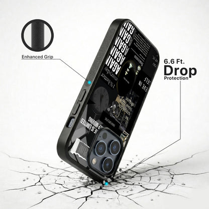 Never Quit Glass Case - iPhone