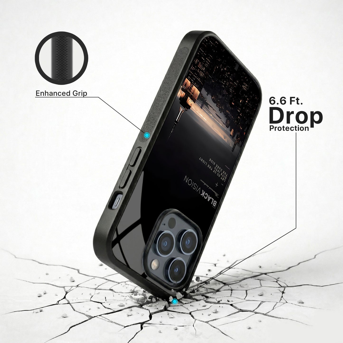 Night Vision Glass Case - iPhone