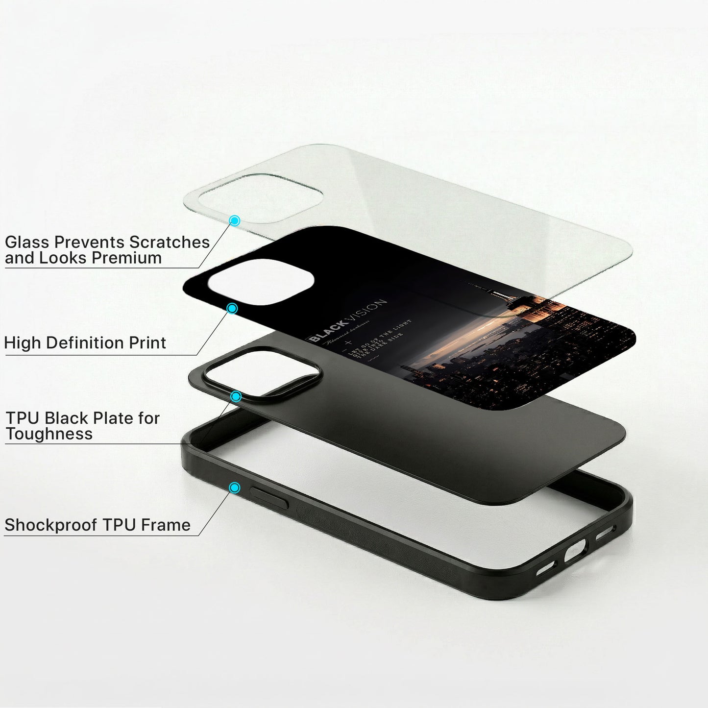 Night Vision Glass Case - iPhone