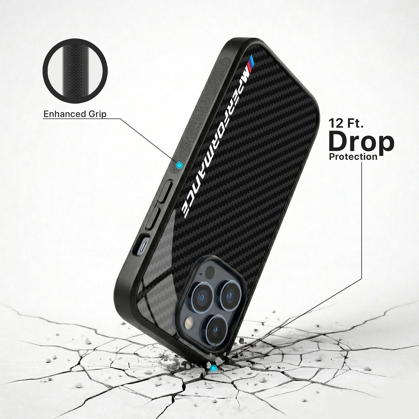 Performance Carbon Glass Case - iPhone