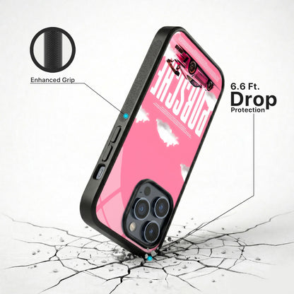 Pink Drift Glass Case - iPhone