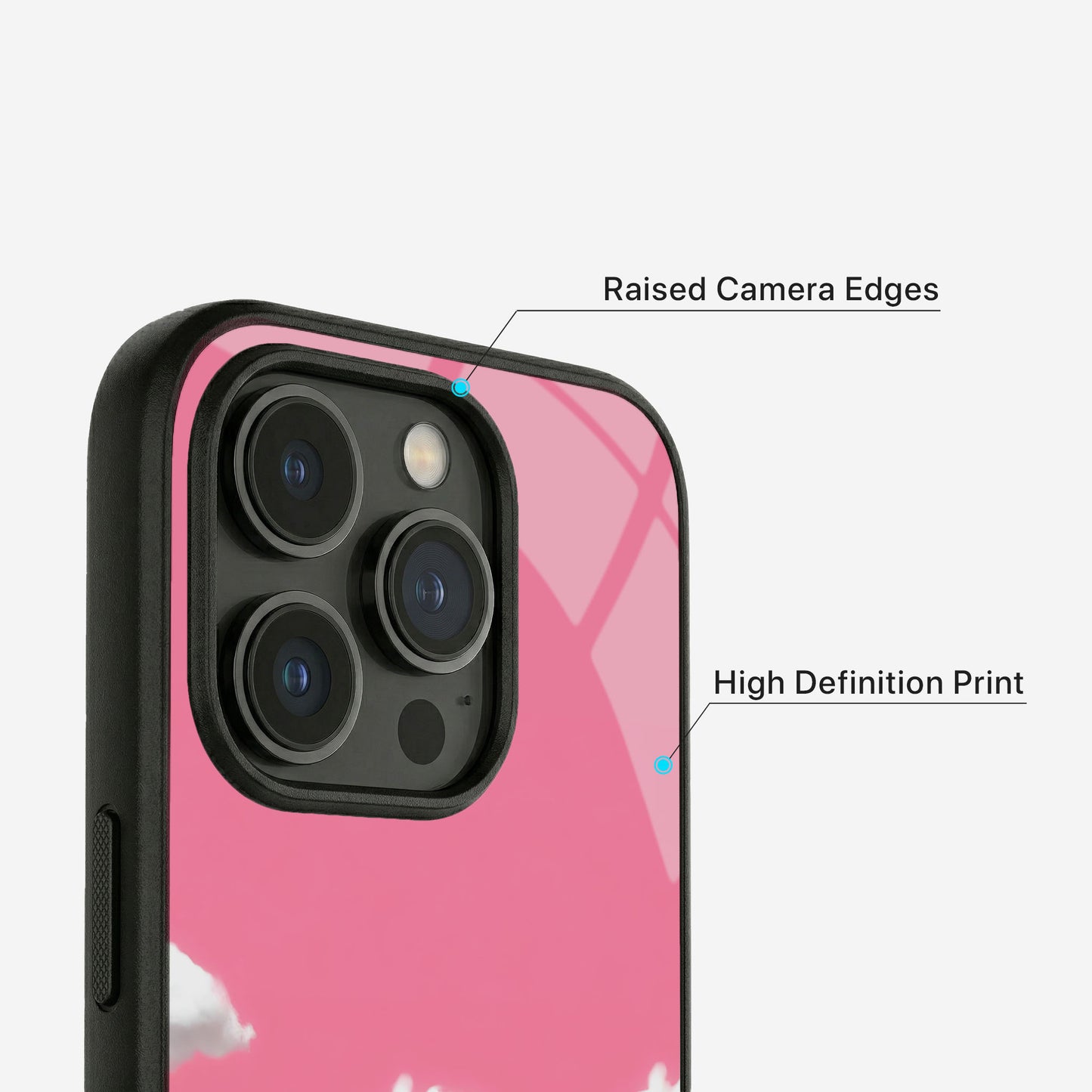 Pink Drift Glass Case - iPhone