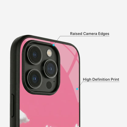 Pink Drift Glass Case - iPhone