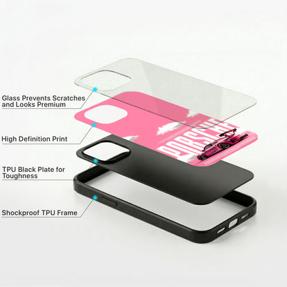 Pink Drift Glass Case - iPhone