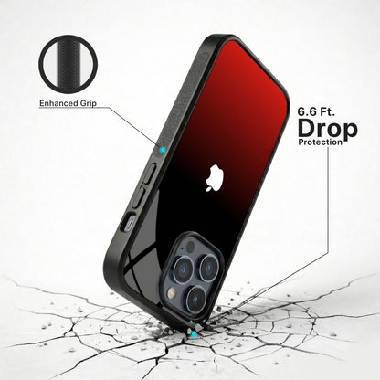Power Fade Glass Case - iPhone
