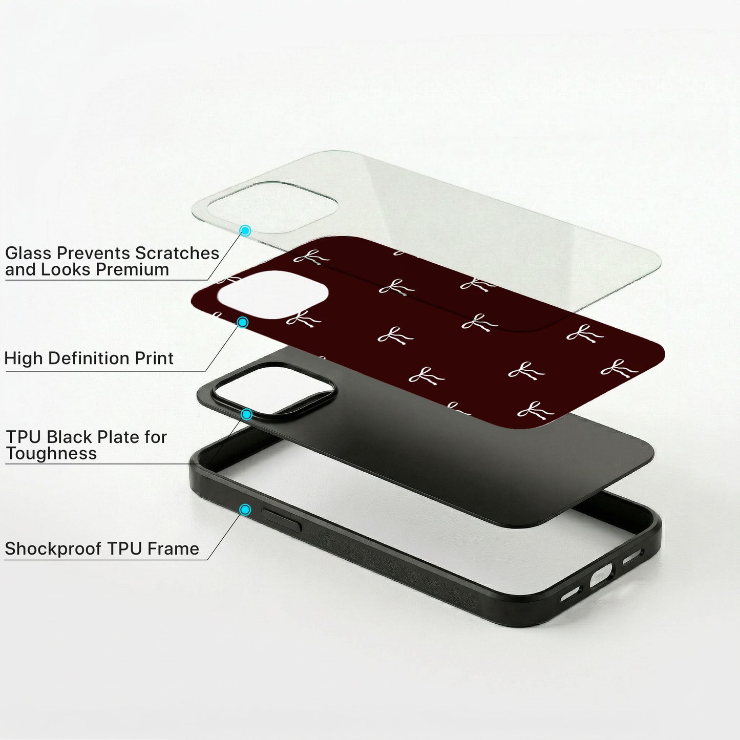 Pretty Aura Glass Case - iPhone