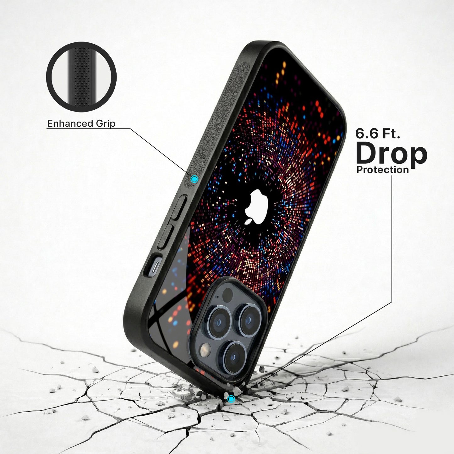 Prism Burst Glass Case - iPhone