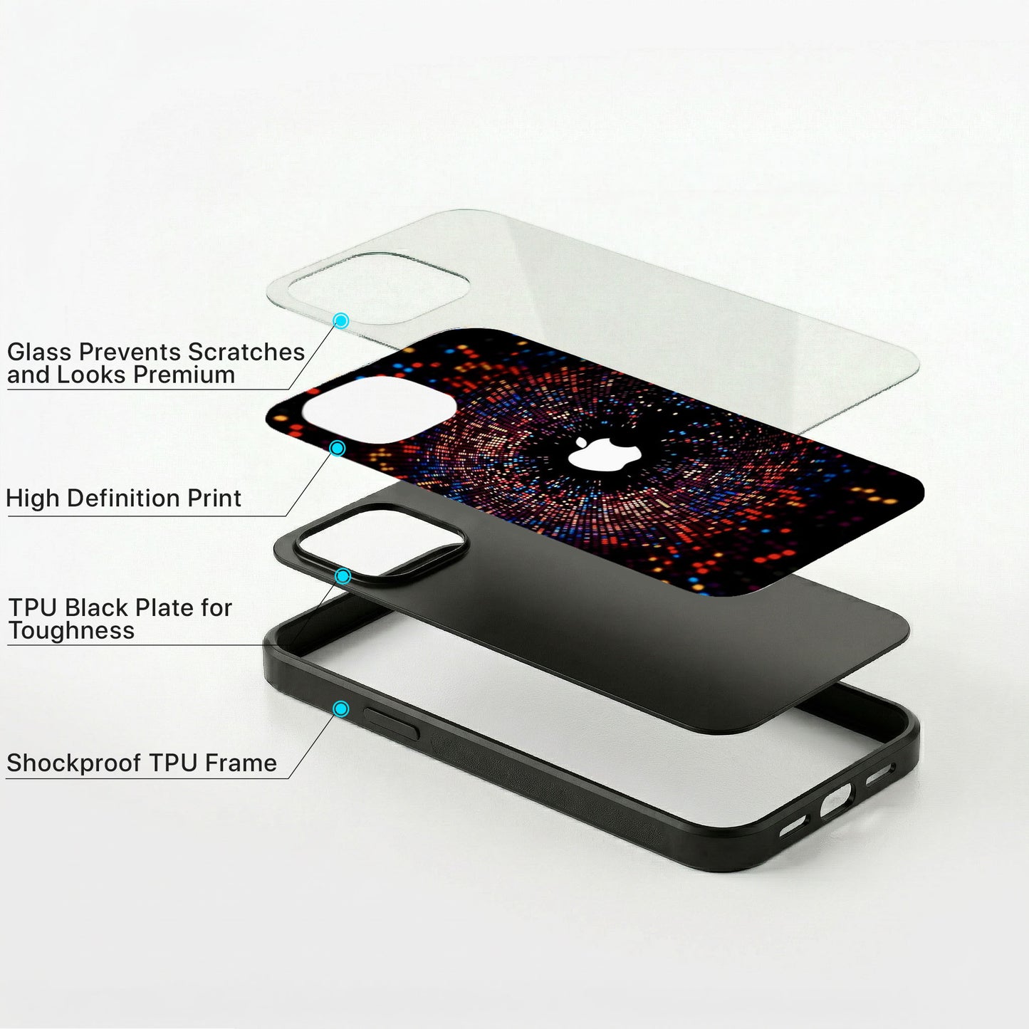 Prism Burst Glass Case - iPhone