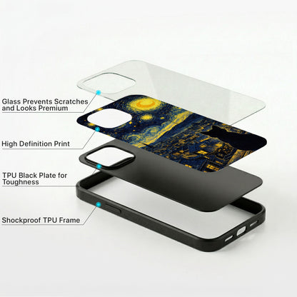 Quiet Gaze Glass Case - iPhone