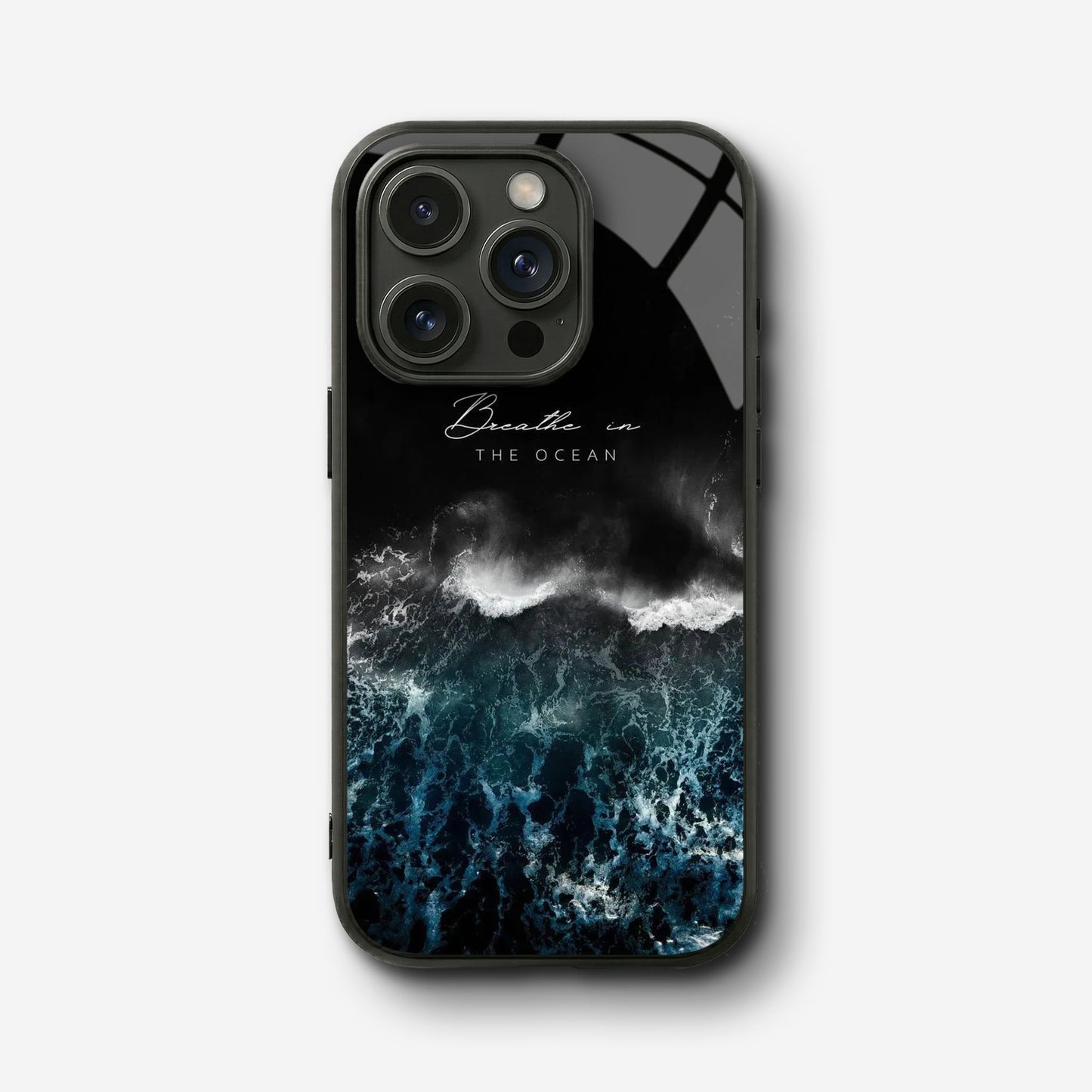 Quiet Ocean Glass Case - iPhone