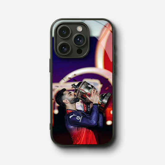 RCB 2025 Winner Glass Case - iPhone