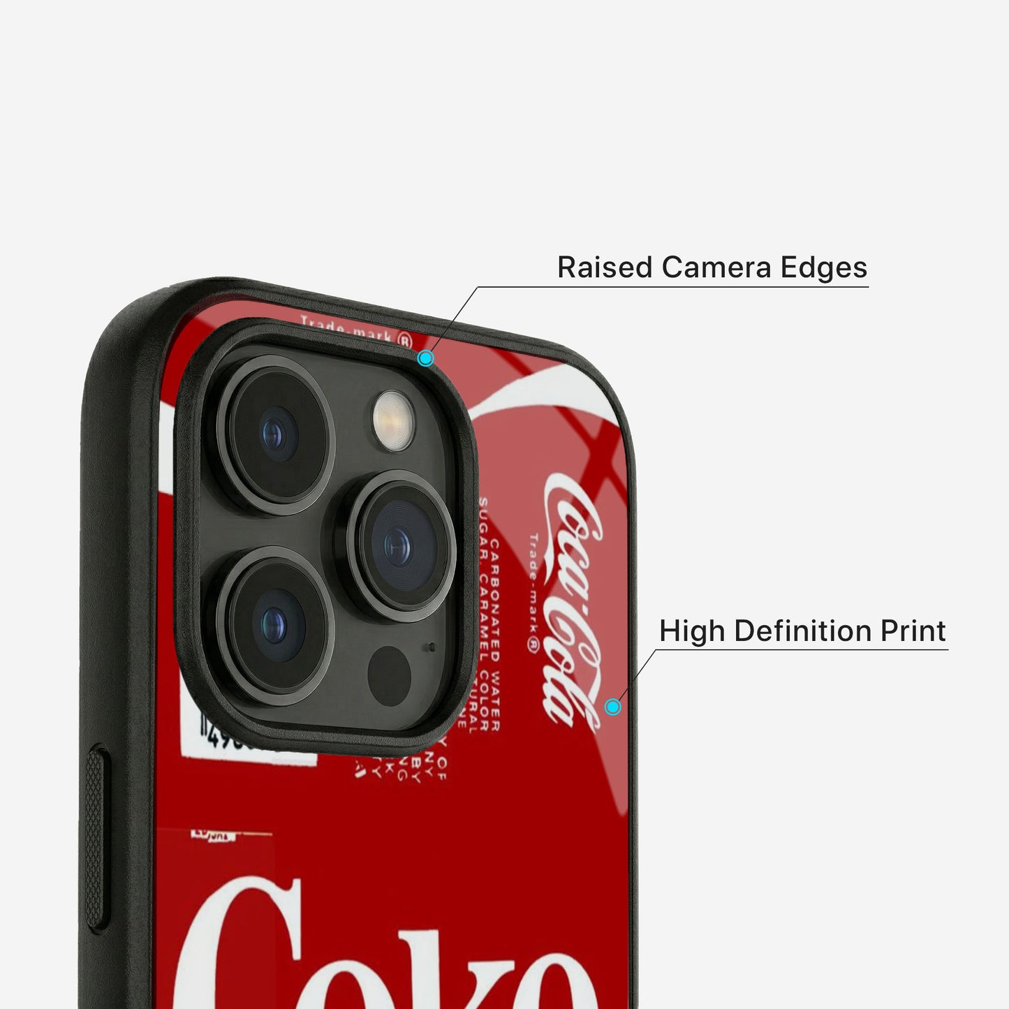 Retro Cola Glass Case - iPhone