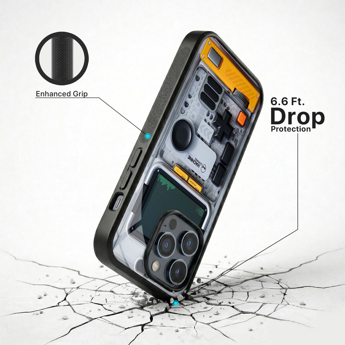 Retro Player Glass Case - iPhone