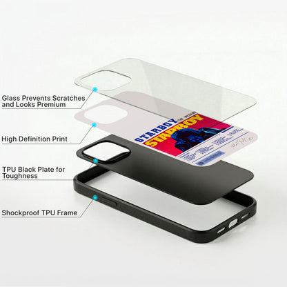 Retro Vibe Glass Case - iPhone