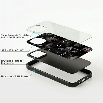 Rich Thoughts Glass Case - iPhone