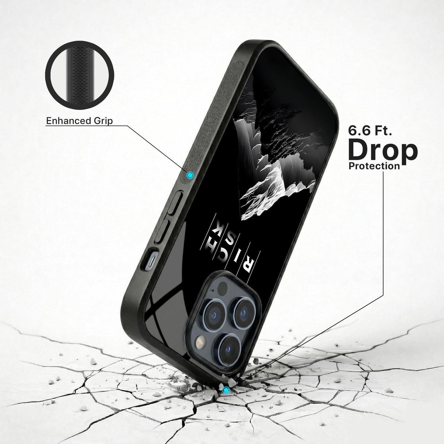 Rich Vision Glass Case - iPhone