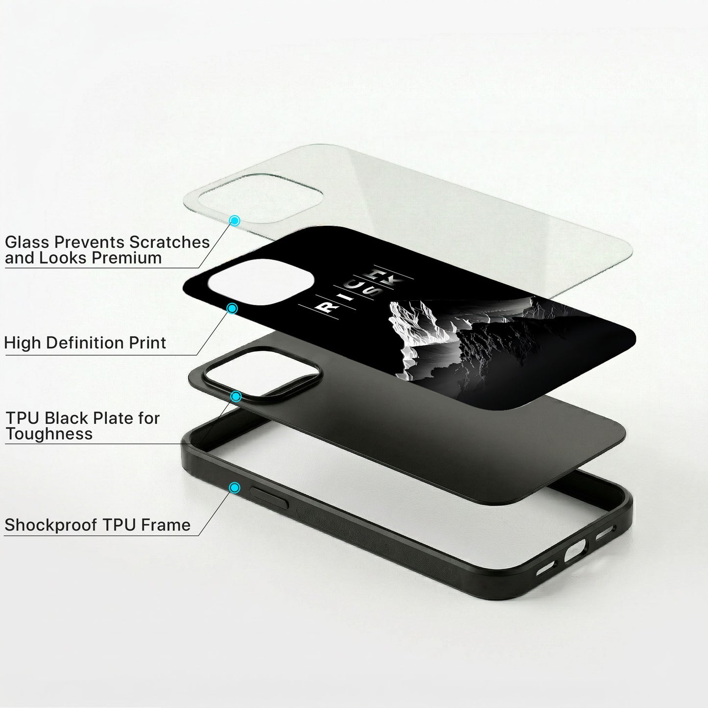 Rich Vision Glass Case - iPhone