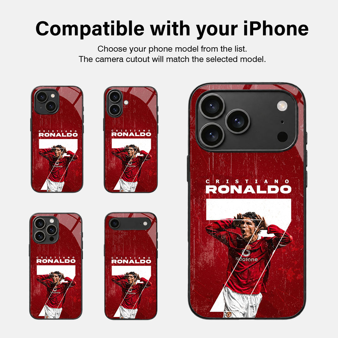 Ronaldo Legacy Glass Case - iPhone