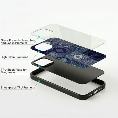 Royal Persian Rug Glass Case - iPhone