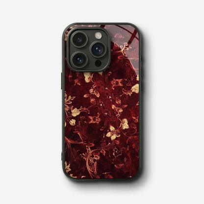 Royal Petals Glass Case - iPhone