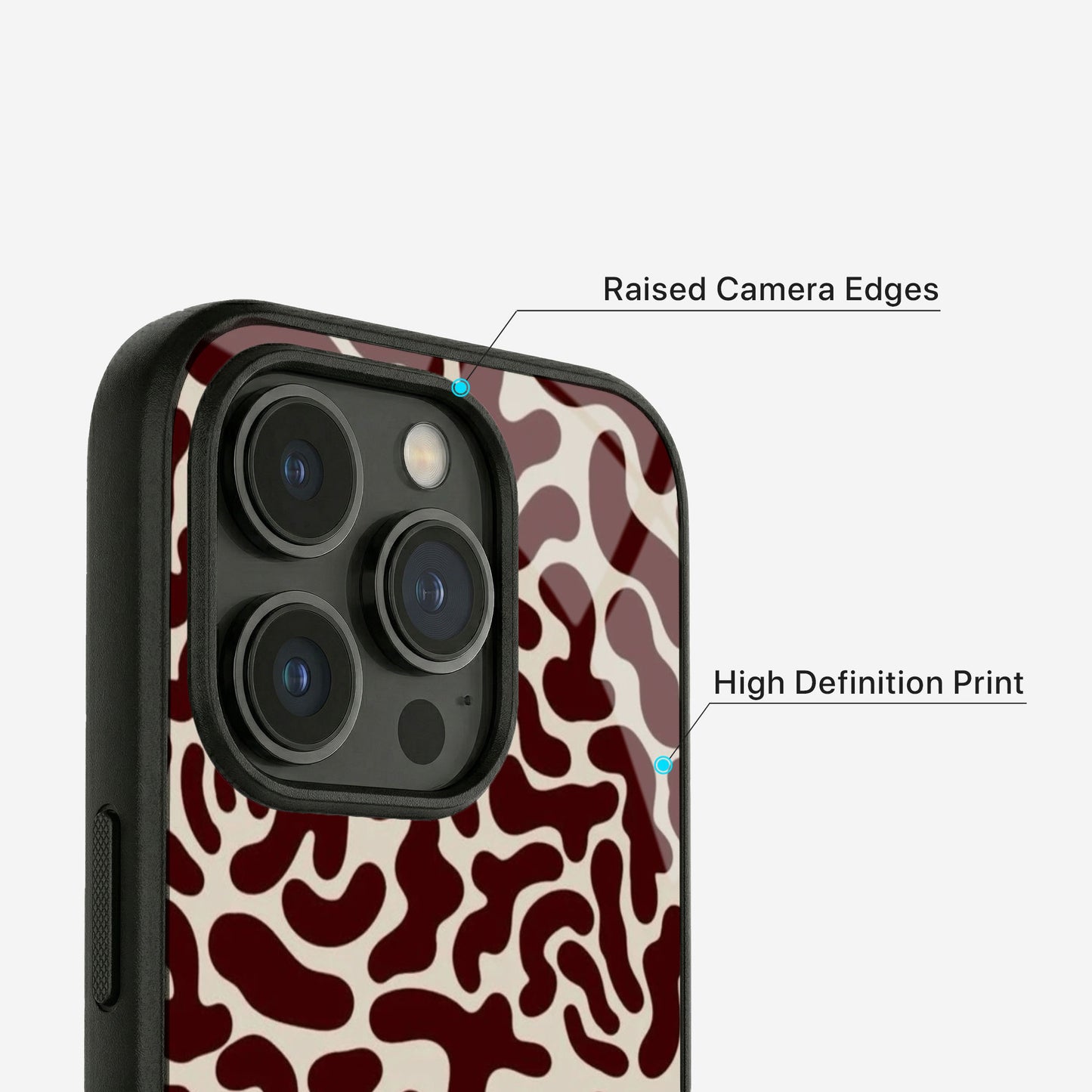 Ruby Flow Glass Case - iPhone