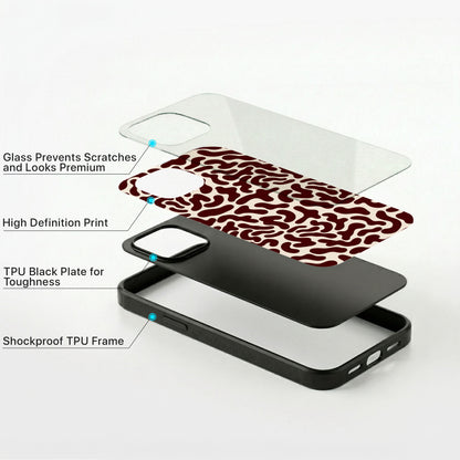 Ruby Flow Glass Case - iPhone