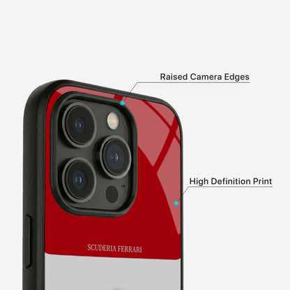 Scuderia Line Glass Case - iPhone