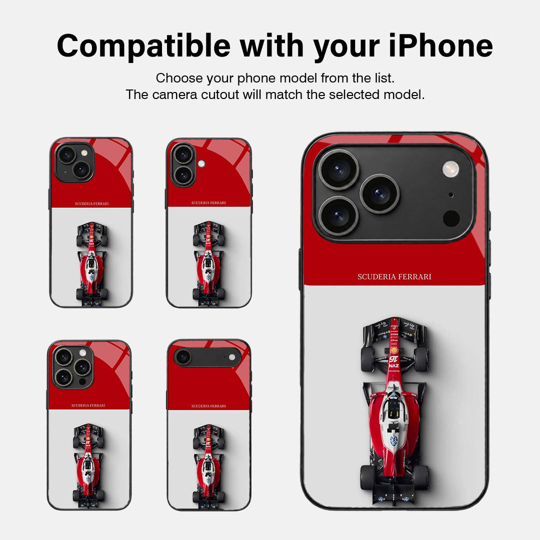 Scuderia Line Glass Case - iPhone