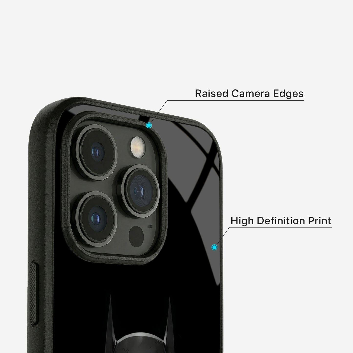 Shadow Bat Glass Case - iPhone