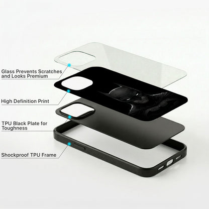 Shadow Bat Glass Case - iPhone
