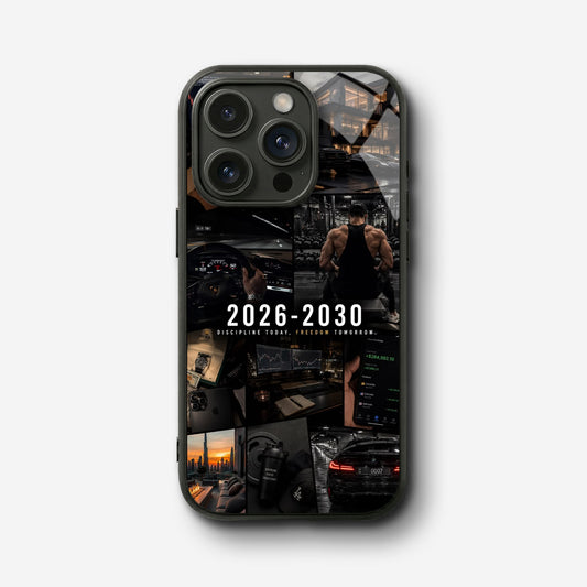 Silent Hustle Glass Case - iPhone