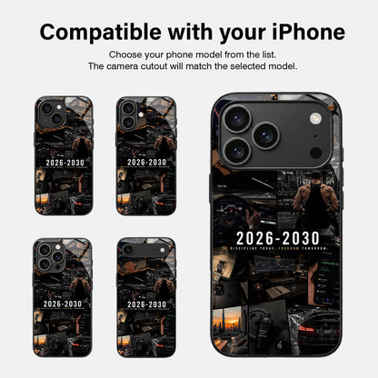 Silent Hustle Glass Case - iPhone