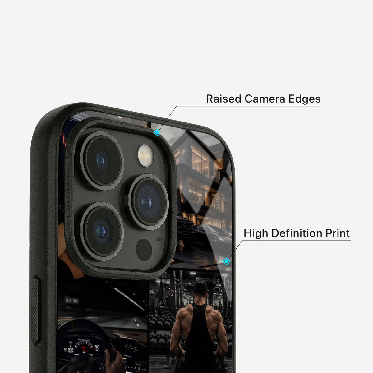 Silent Hustle Glass Case - iPhone