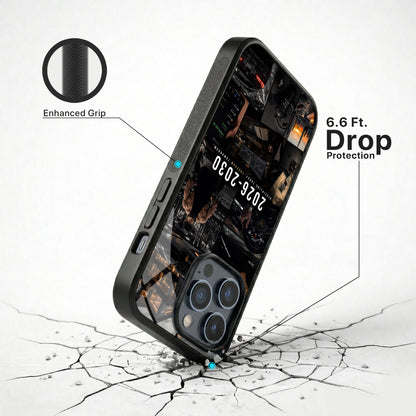 Silent Hustle Glass Case - iPhone