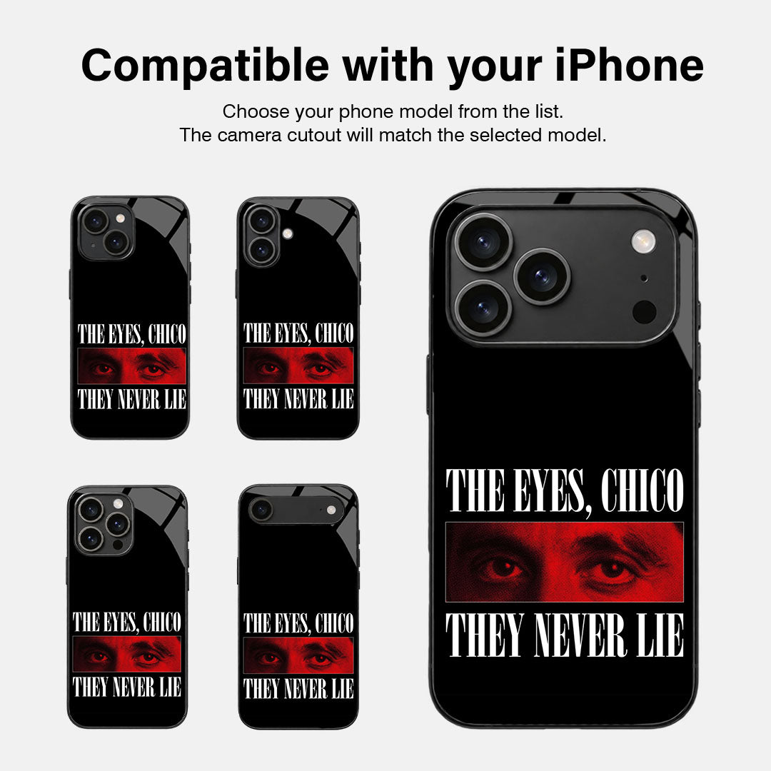 Silent Observer Glass Case - iPhone
