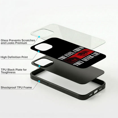 Silent Observer Glass Case - iPhone