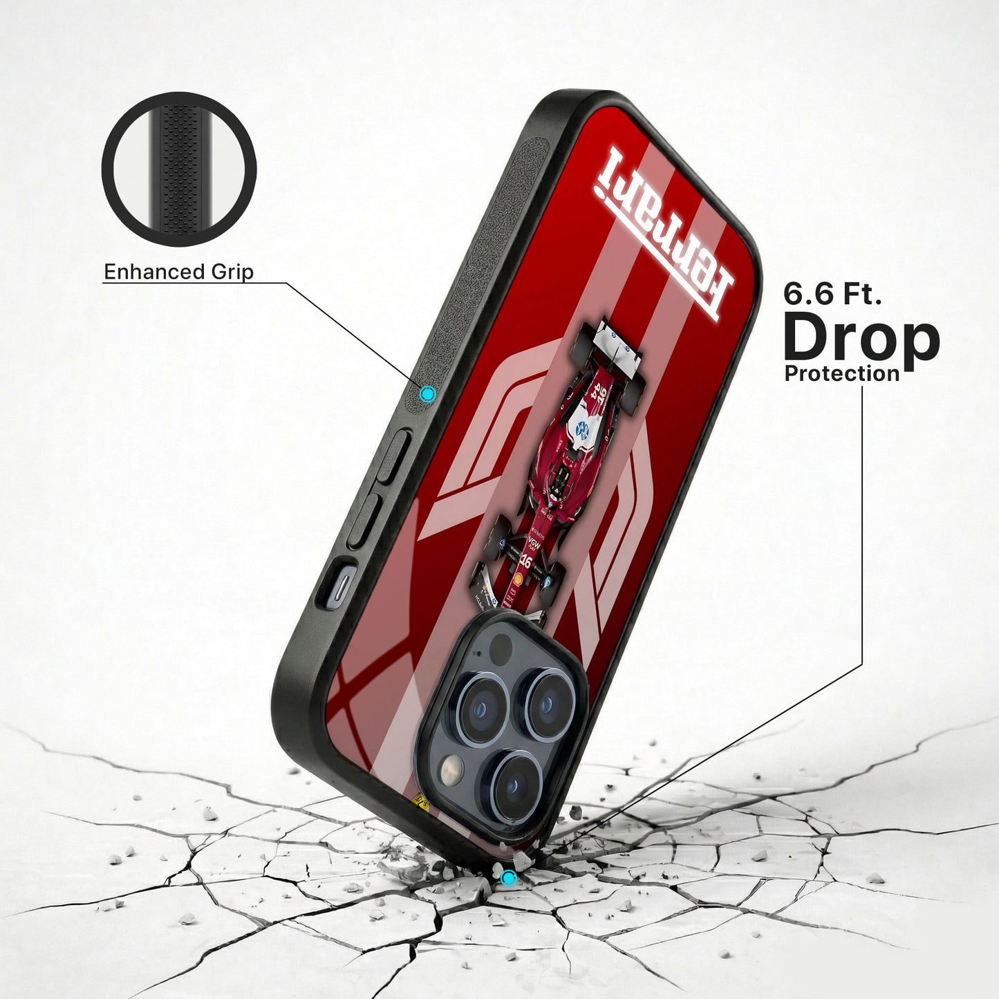 Speed Core Glass Case - iPhone