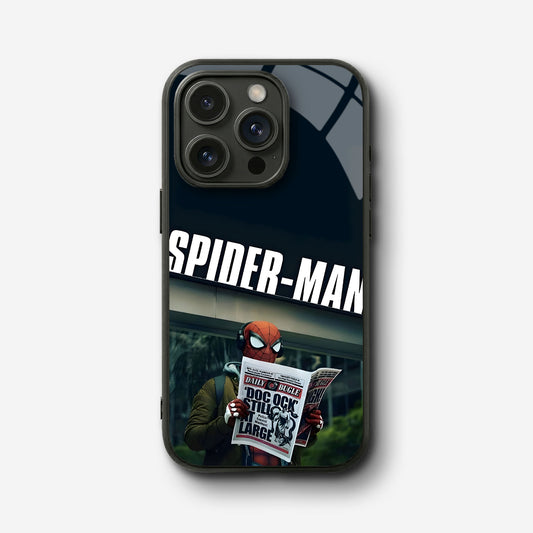 Spider Man Glass Case - iPhone