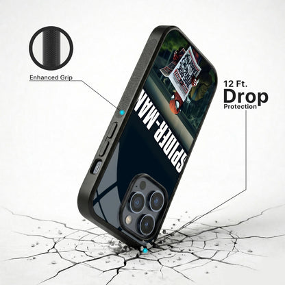 Spider Man Glass Case - iPhone