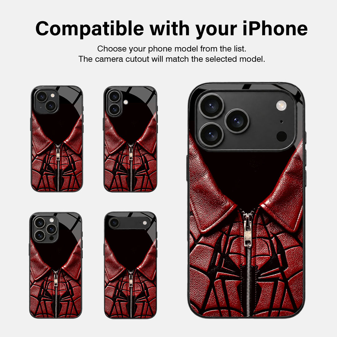 Spider Collar Glass Case - iPhone