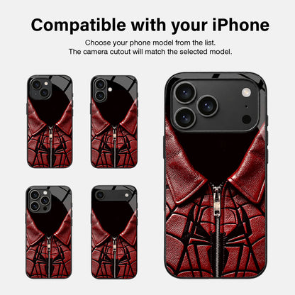 Spider Collar Glass Case - iPhone