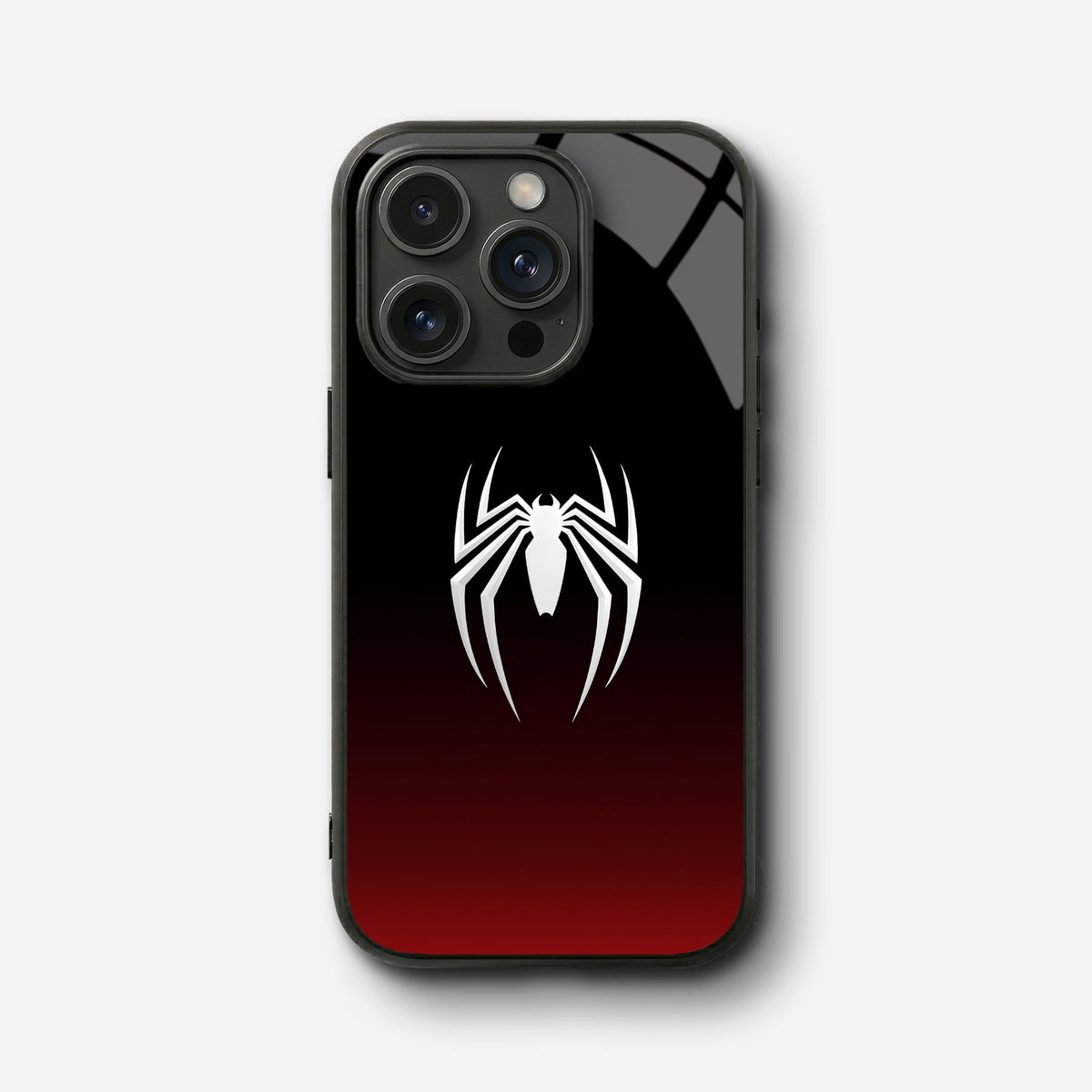 Spider Icon Glass Case - iPhone