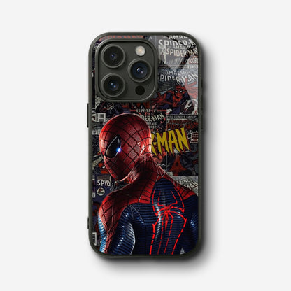 Spiderman Art Glass Case - iPhone