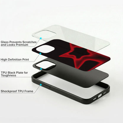 Star Glow Glass Case - iPhone