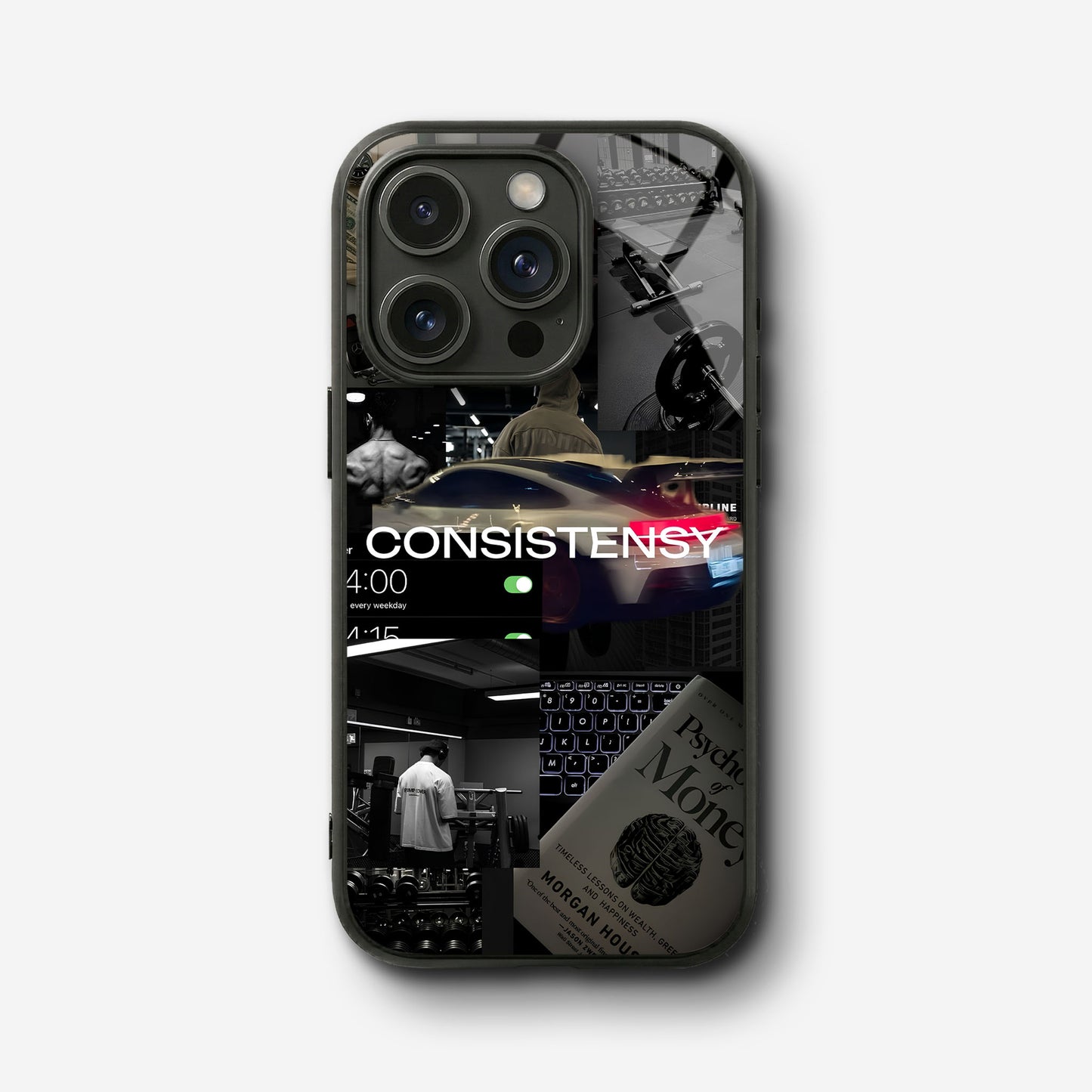 Stay Consistent Glass Case - iPhone